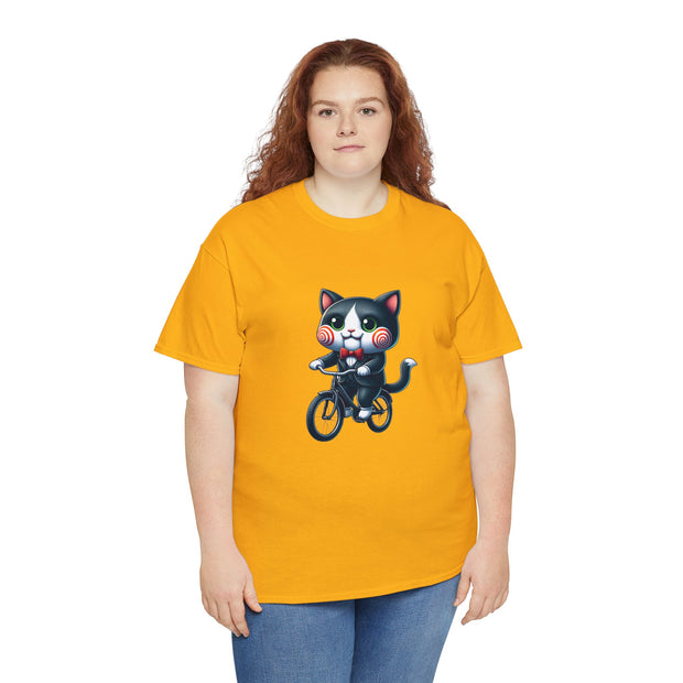 Horror Movie Cats Unisex Heavy Cotton Tee