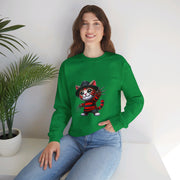 Horror Movie Cats Unisex Heavy Blend™ Crewneck Sweatshirt