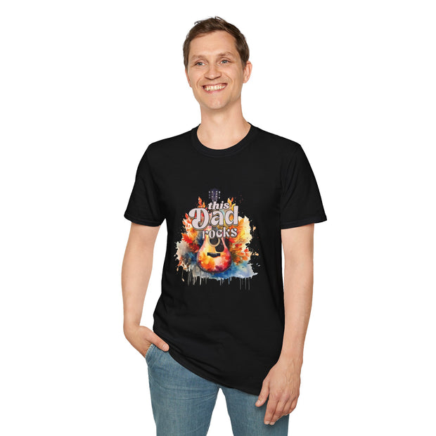 This Dad Rocks Unisex Softstyle T-Shirt