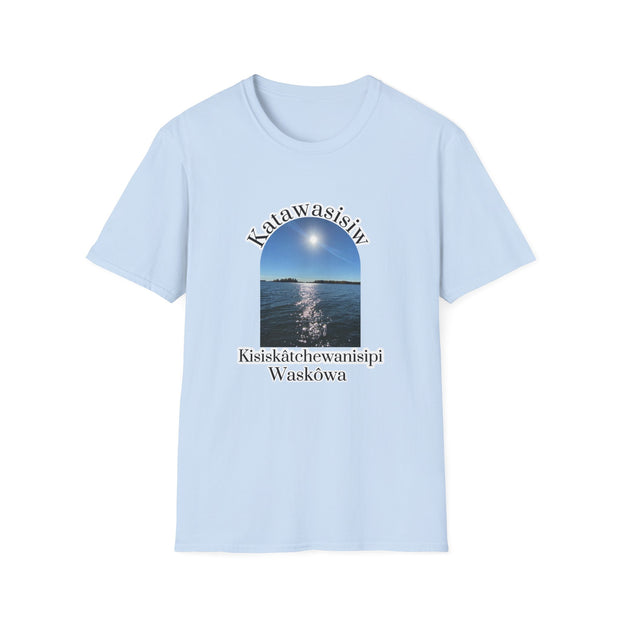 Cree Saskatchewan Skies Unisex Softstyle T-Shirt