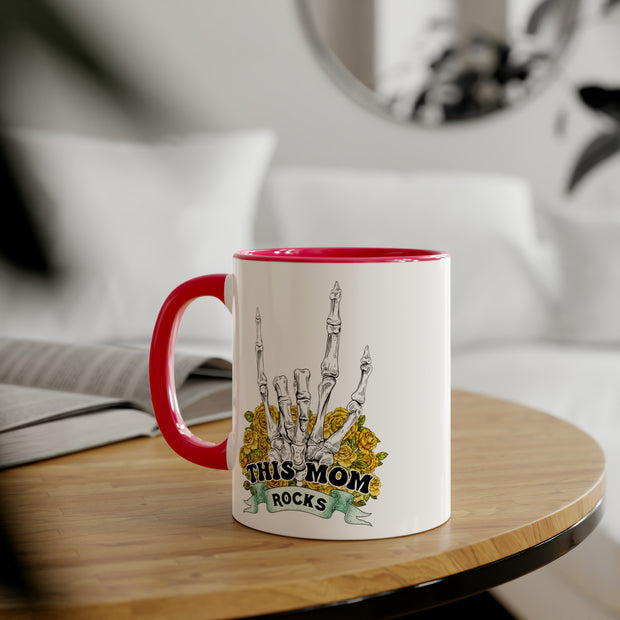 This Mom Rocks Accent Mugs, 11oz