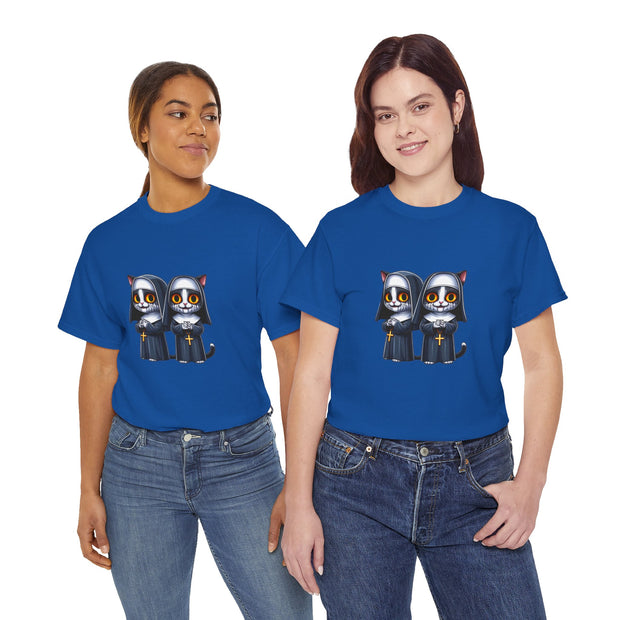 Horror Movie Cats Unisex Heavy Cotton Tee