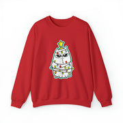 Christmas cat Unisex Heavy Blend™ Crewneck Sweatshirt