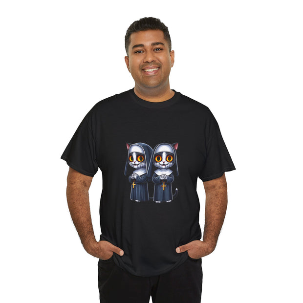 Horror Movie Cats Unisex Heavy Cotton Tee