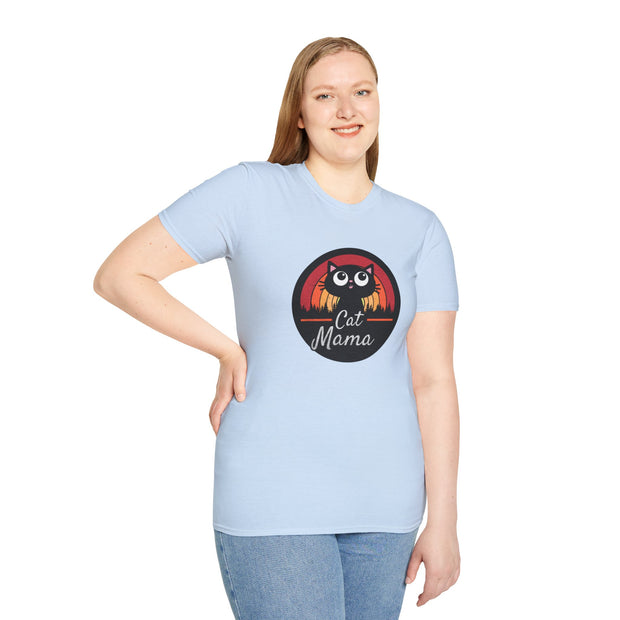 Cat Mama Unisex Softstyle T-Shirt