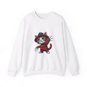 Horror Movie Cats Unisex Heavy Blend™ Crewneck Sweatshirt