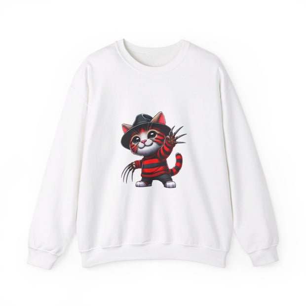 Horror Movie Cats Unisex Heavy Blend™ Crewneck Sweatshirt