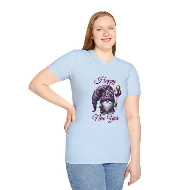 Gnome New Year Unisex Softstyle T-Shirt