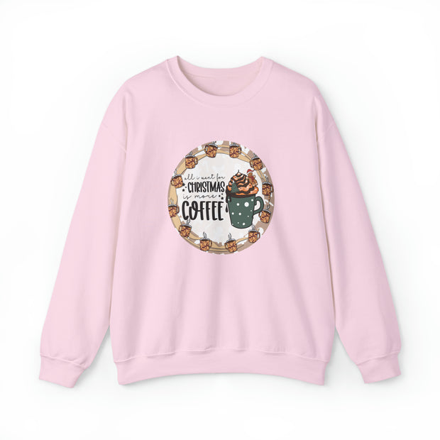 Christmas Coffee Unisex Heavy Blend™ Crewneck Sweatshirt