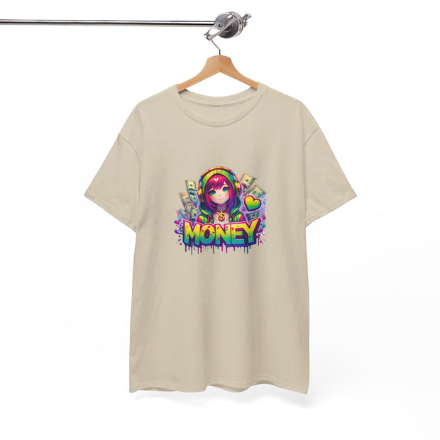 Graffiti Anime Girls Unisex Heavy Cotton Tee