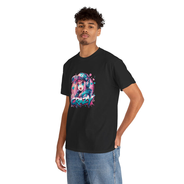 Graffiti Anime Girls Unisex Heavy Cotton Tee