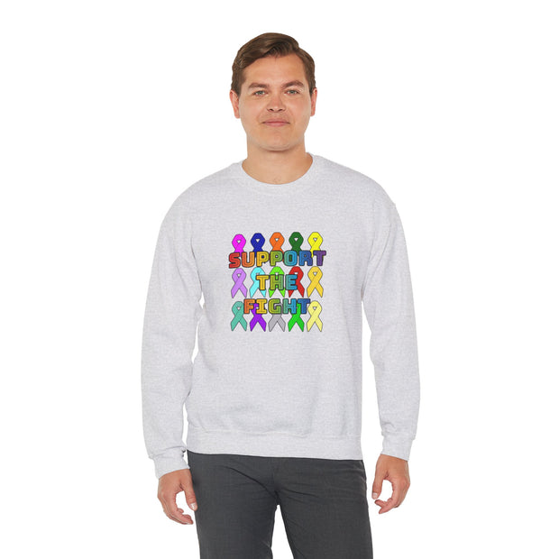 Support the Fight Unisex Heavy Blend™ Crewneck Sweatshirt