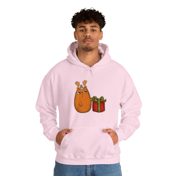 Christmas cat Unisex Heavy Blend™ Hooded Sweatshirt