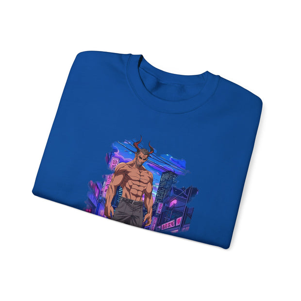 Anime Male Demon Unisex Heavy Blend™ Crewneck Sweatshirt