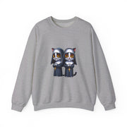 Horror Movie Cats Unisex Heavy Blend™ Crewneck Sweatshirt