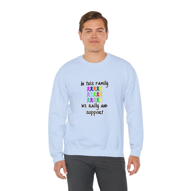 Cancer Family Support Unisex Heavy Blend™ Crewneck Sweatshirt