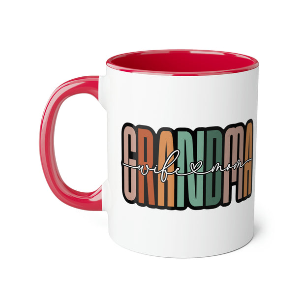 Grandma Accent Mugs, 11oz