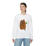 Christmas cat Unisex Heavy Blend™ Crewneck Sweatshirt