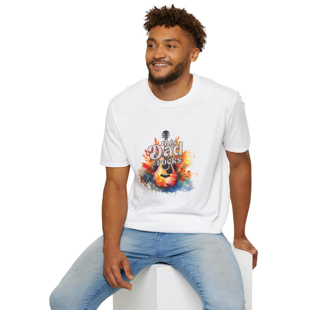 This Dad Rocks Unisex Softstyle T-Shirt