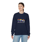 Peace Love Pride Unisex Heavy Blend™ Crewneck Sweatshirt