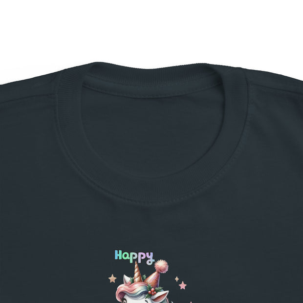 New Year Unicorn Toddler's Fine Jersey Tee