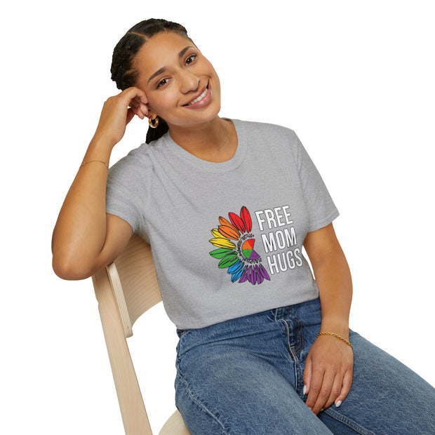 Pride Mom Hugs Unisex Softstyle T-Shirt
