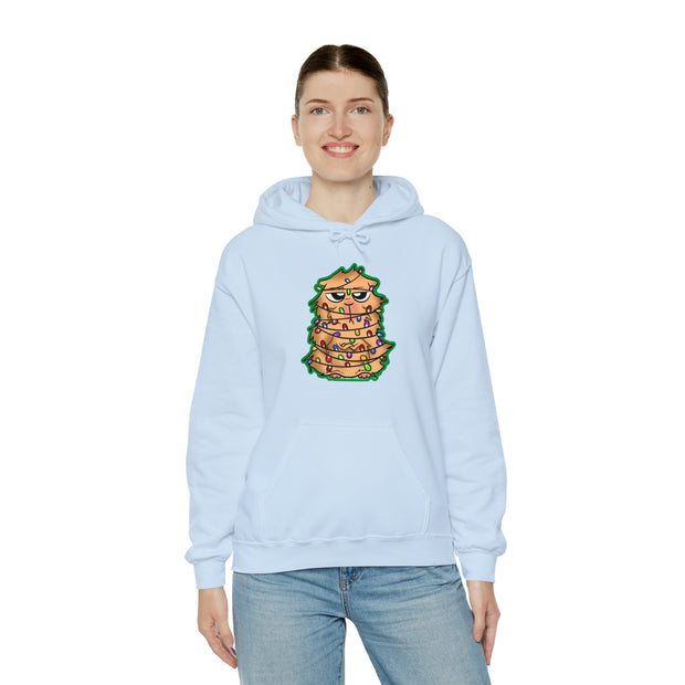 Christmas cat Unisex Heavy Blend™ Hooded Sweatshirt
