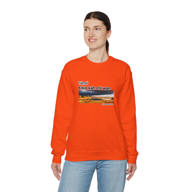 Tánsi Cree Saskatchewan Unisex Heavy Blend™ Crewneck Sweatshirt