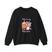 Unicorn Boba Unisex Heavy Blend™ Crewneck Sweatshirt