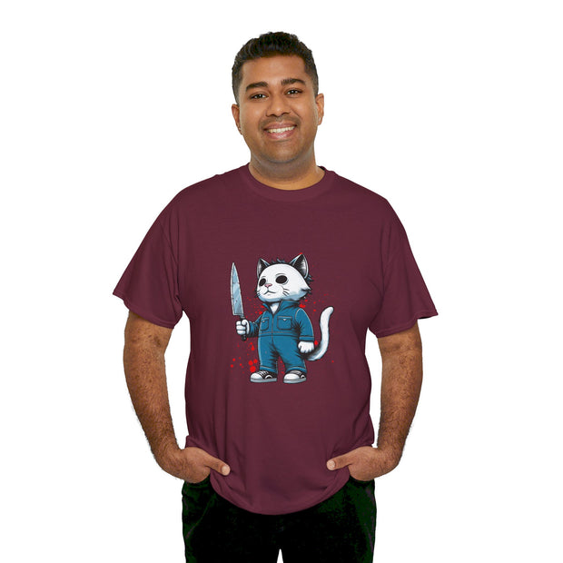 Horror Movie Cats Unisex Heavy Cotton Tee