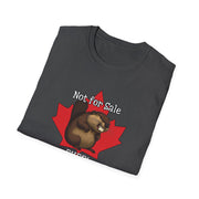 Angry Beaver Unisex T-Shirt - Not For Sale Maple Leaf Design