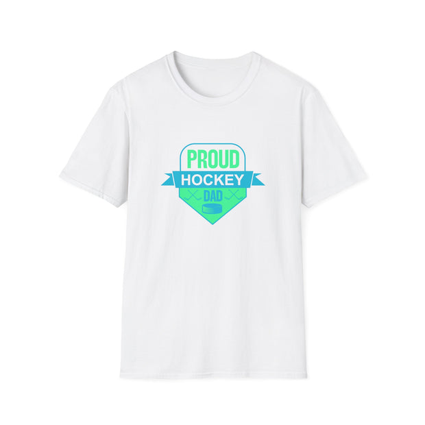 Proud Hockey Dad Unisex Softstyle T-Shirt