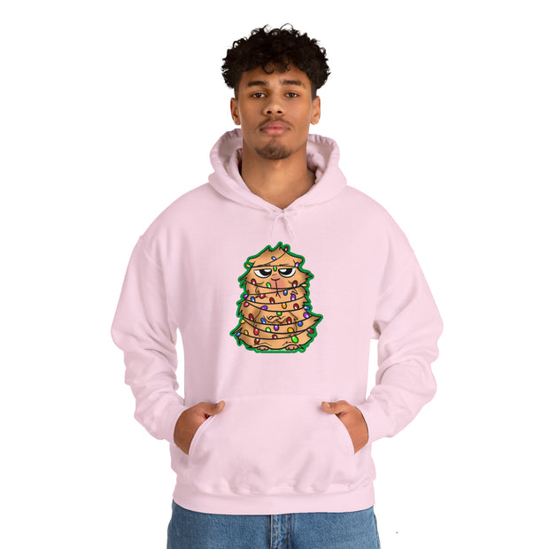 Christmas cat Unisex Heavy Blend™ Hooded Sweatshirt