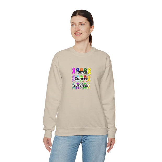 Cancer Survivor Unisex Heavy Blend™ Crewneck Sweatshirt