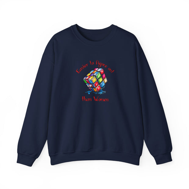 Rubik Cube Unisex Heavy Blend™ Crewneck Sweatshirt