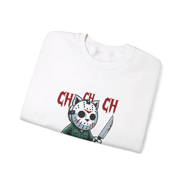 Horror Movie Cats Unisex Heavy Blend™ Crewneck Sweatshirt