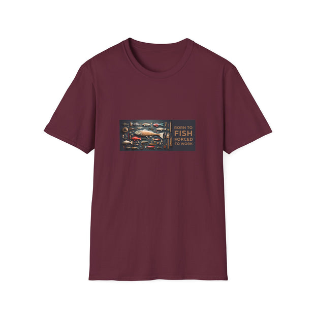 Born to Fish Unisex Softstyle T-Shirt