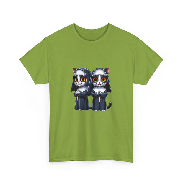Horror Movie Cats Unisex Heavy Cotton Tee