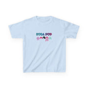 Cute Kids Soda Pop Cotton Tee , Kids Birthday Gift, Summer T-Shirt, Playful Graphic Tee, Party Outfit