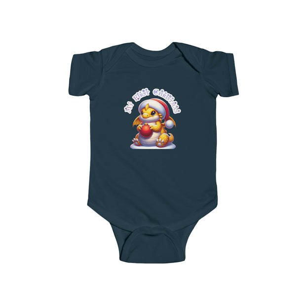 Christmas dragon Infant Fine Jersey Bodysuit