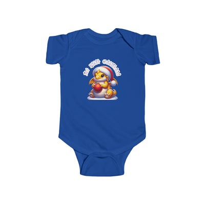 Christmas dragon Infant Fine Jersey Bodysuit