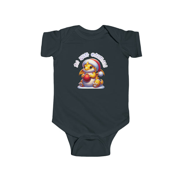 Christmas dragon Infant Fine Jersey Bodysuit