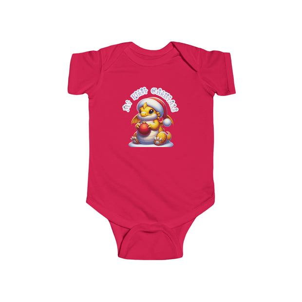 Christmas dragon Infant Fine Jersey Bodysuit