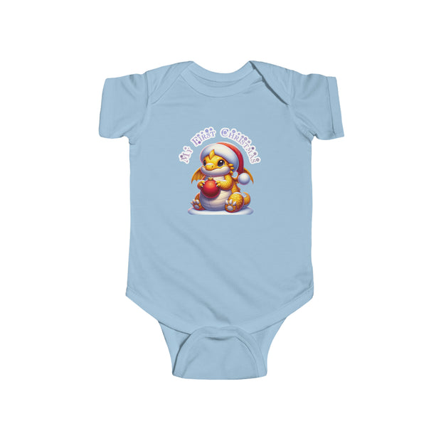 Christmas dragon Infant Fine Jersey Bodysuit