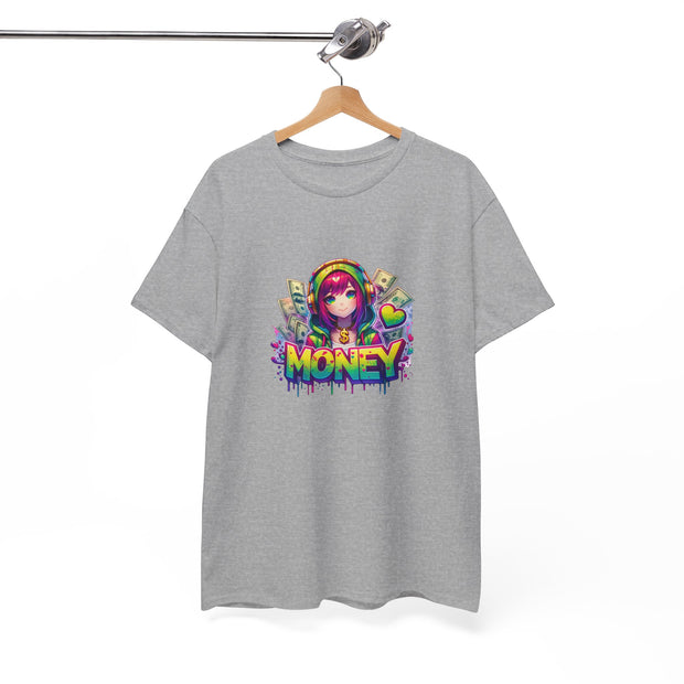 Graffiti Anime Girls Unisex Heavy Cotton Tee