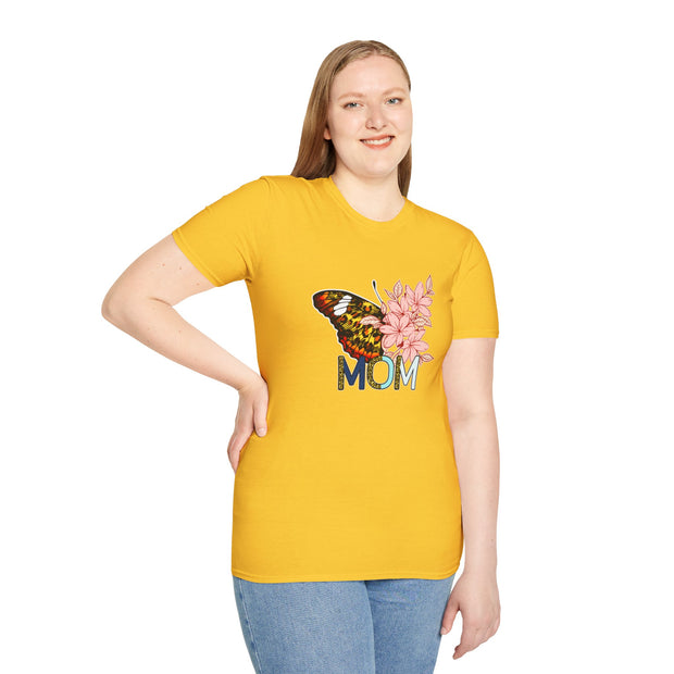 Butterfly Mom Unisex Softstyle T-Shirt