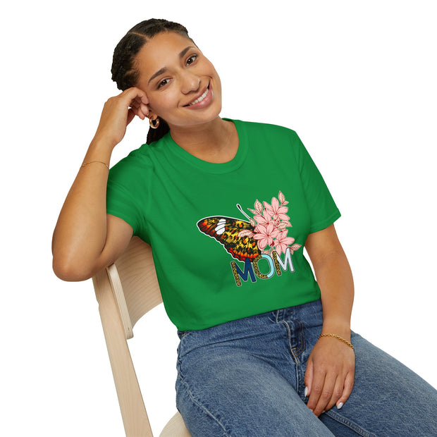 Butterfly Mom Unisex Softstyle T-Shirt