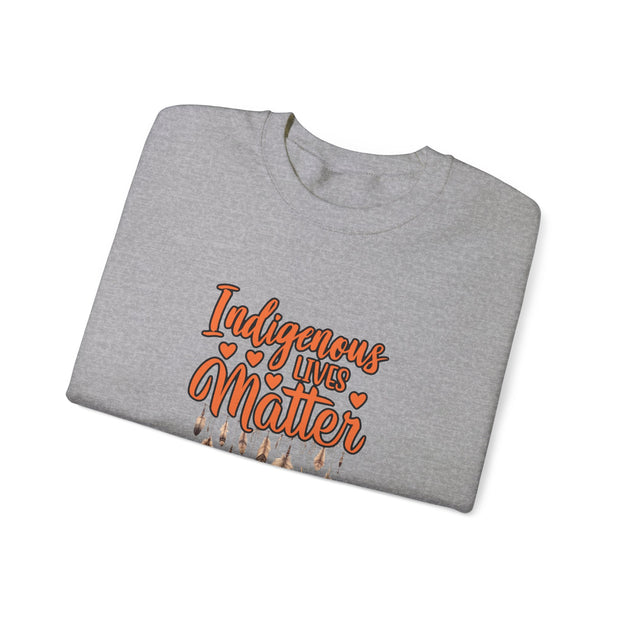 Indigenous Lives Matter Unisex Heavy Blend™ Crewneck Sweatshirt