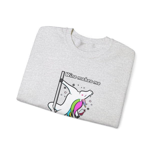 Unicorn Wine Unisex Heavy Blend™ Crewneck Sweatshirt