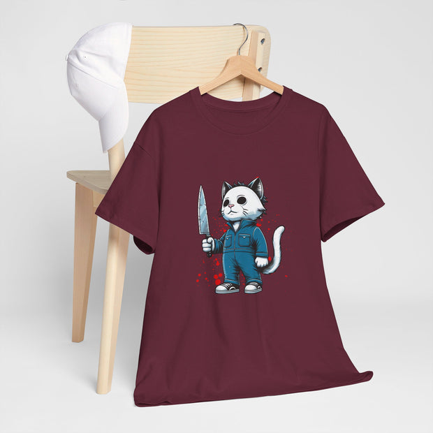Horror Movie Cats Unisex Heavy Cotton Tee